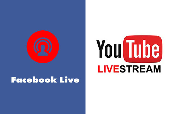 facebook live youtube live internet marketing